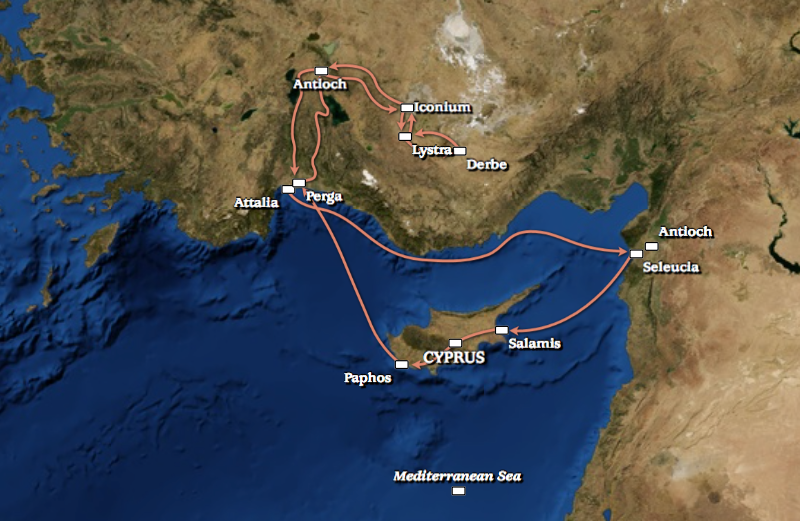 Iconium, Lystra, Derbe & Back. Acts 14128 by Underground Network