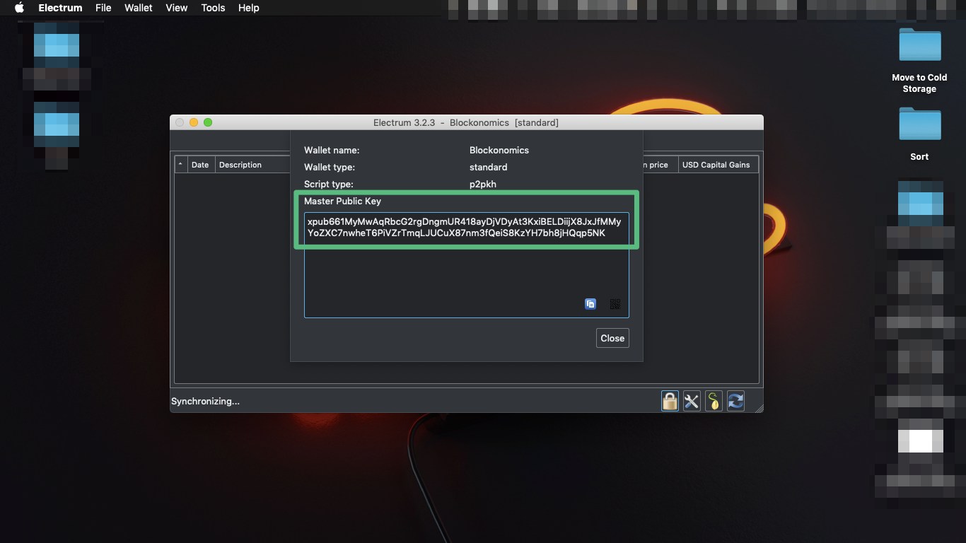 Bitcoin xpub generator