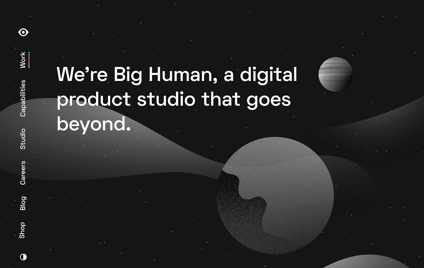 Big Human: a digital product studio and UX design company