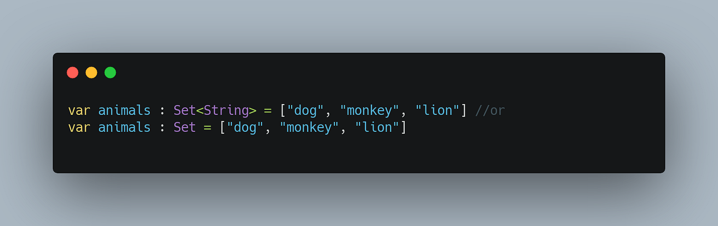 Swift Collection Types Array Vs Set By Batikan Sosun Mac O Clock