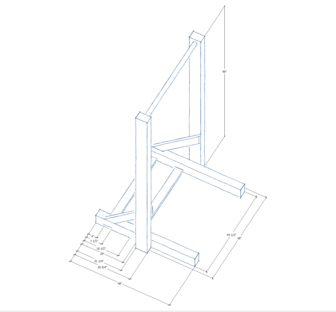DIY Home Squat Rack. No access to a gym? Got some time on… | by Korey ...