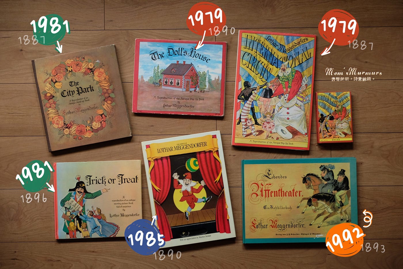 羅達 梅根多佛作品系列文立體操作書在很早期只運用在學術作品 為了讓成年讀者更理解概念 到了18世紀後期才開始應用在童書上 儘管在19世紀中期就有廣為人知的立體書作品 德國作家