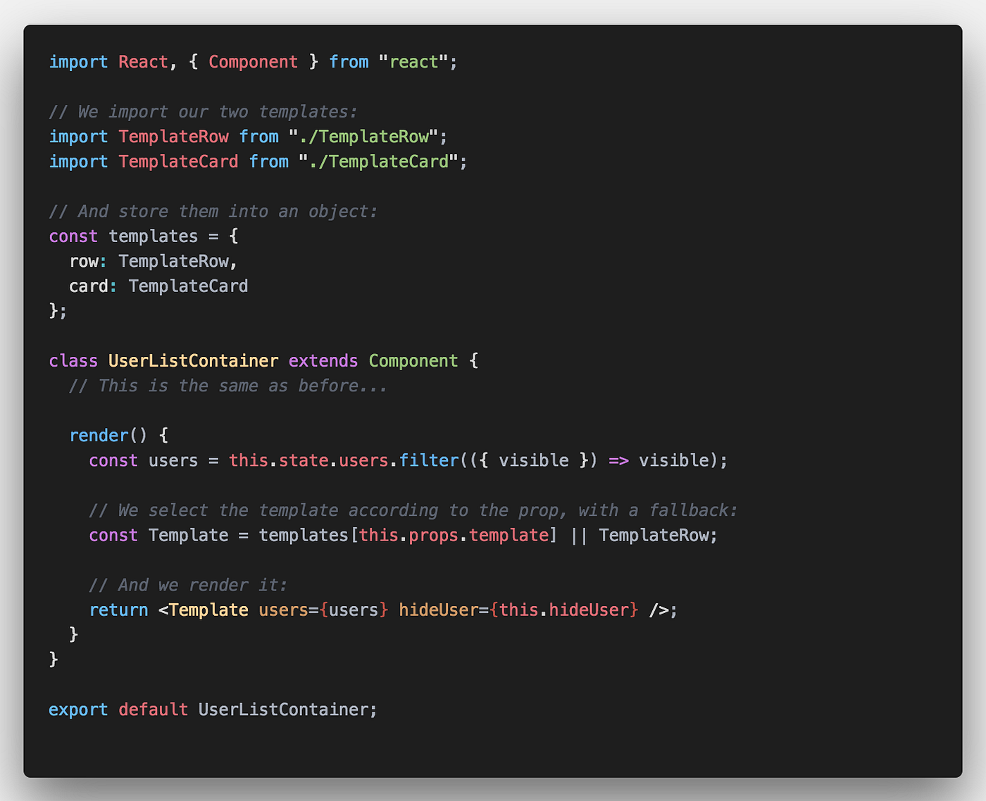The four React patterns I use the most in 2018 | by Nicolas Cordin | Medium