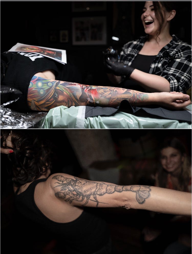 Giorgio Fragiacomo’s Tattoo Images, London