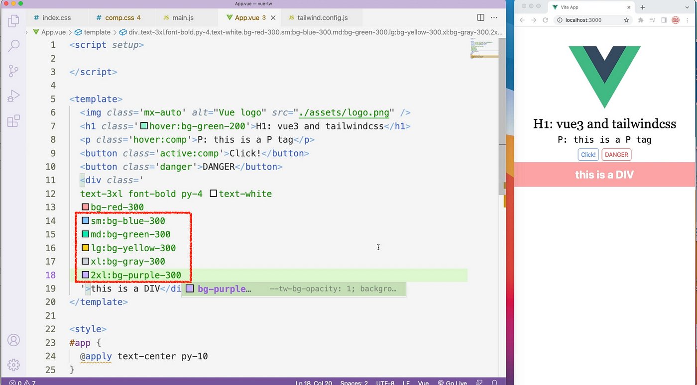 Tailwindcss for Vue 3 (Vite) | Geek Culture