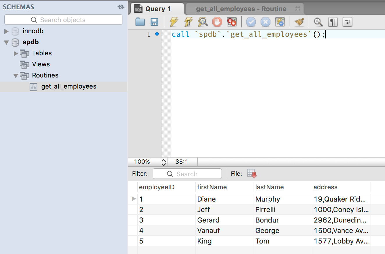 Calling stored procedure using Spring JPA | by Kalpa Senanayake | Medium
