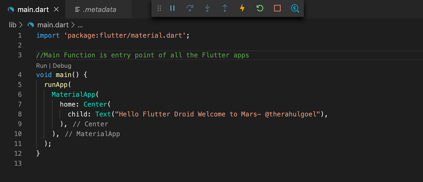 Flutter Using Dart : Code Snippets Part -1 | by Goel | Medium