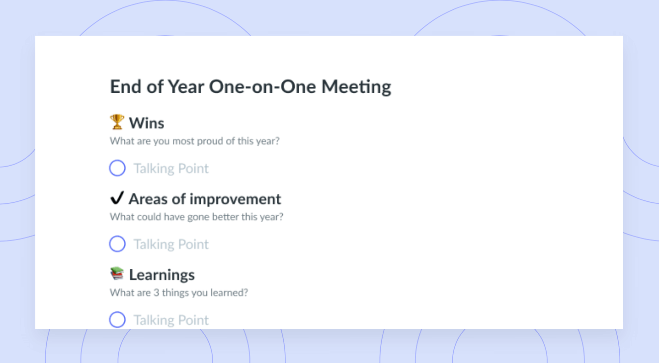 10 One On One Meeting Templates For Engaged Teams By Fellow App Fellow App Medium