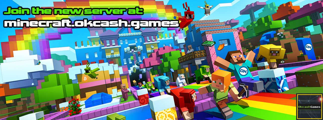 Win Learn About Okcash And Crypto While Playing Minecraft 1st - 