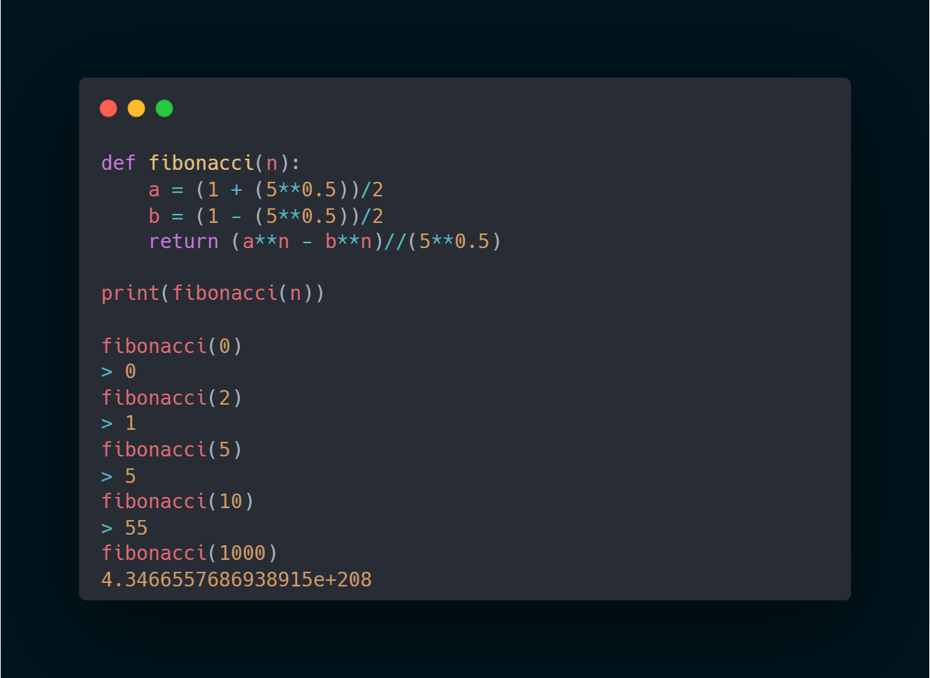 Fibonacci in Constant Time. In Fibonacci sequence, every term is… | by ...