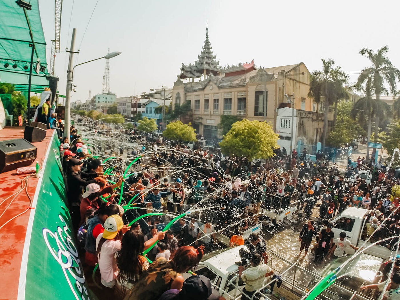 The new year festival in Thingyan — Myanmar by James Cowel