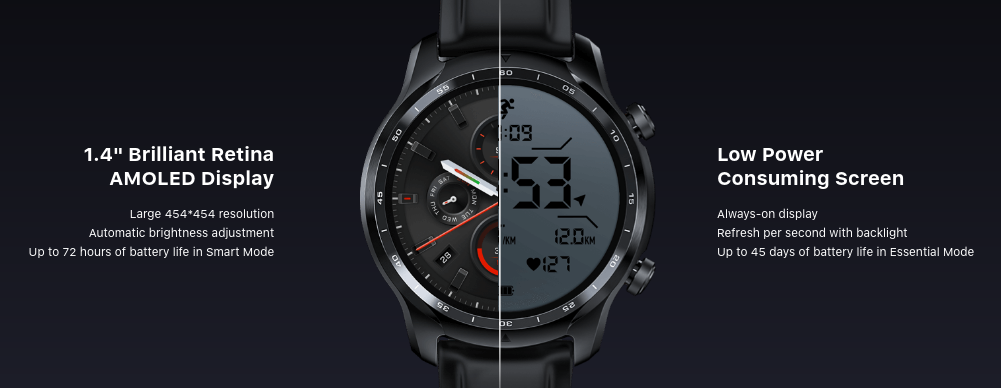 ticwatch pro size comparison