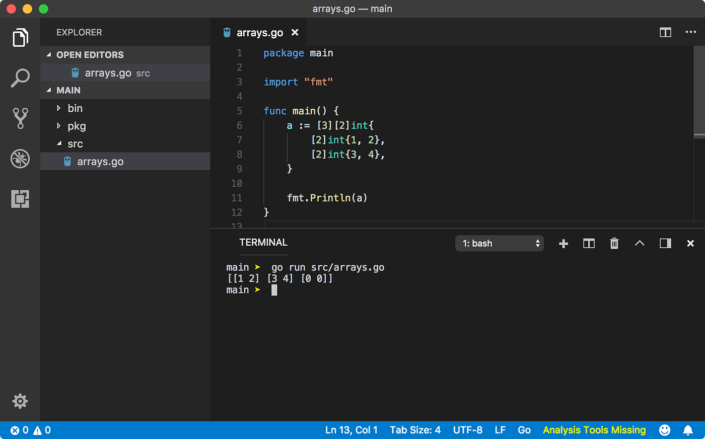 The anatomy of Arrays in Go. An array is a container that holds… | by ...