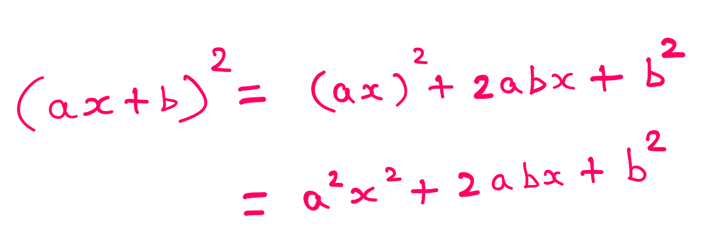 How To Mentally Square Any Number Ending In 5? (ax + b)² = a² x² + 2abx + b²
