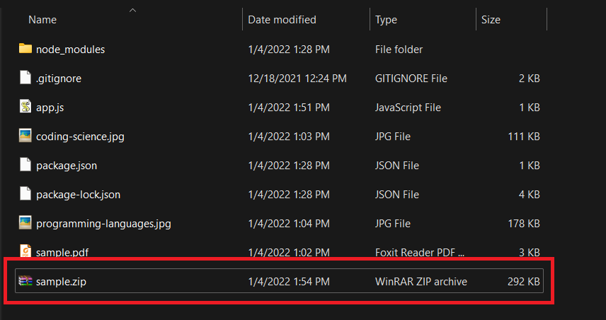 How to Create Zip files with Node.js | by Kanchana Ranmuthu ...