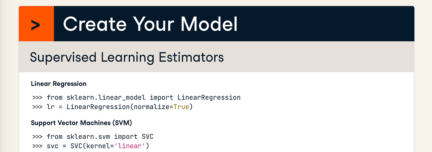 The best SciKit-Learn cheat sheet! | by Manpreet Singh | Medium