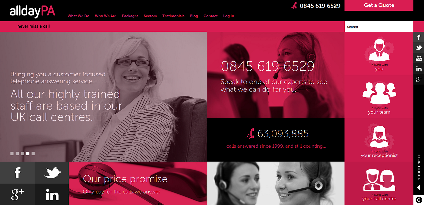 Few best examples of wordpress grid layout websites by sem jacobs