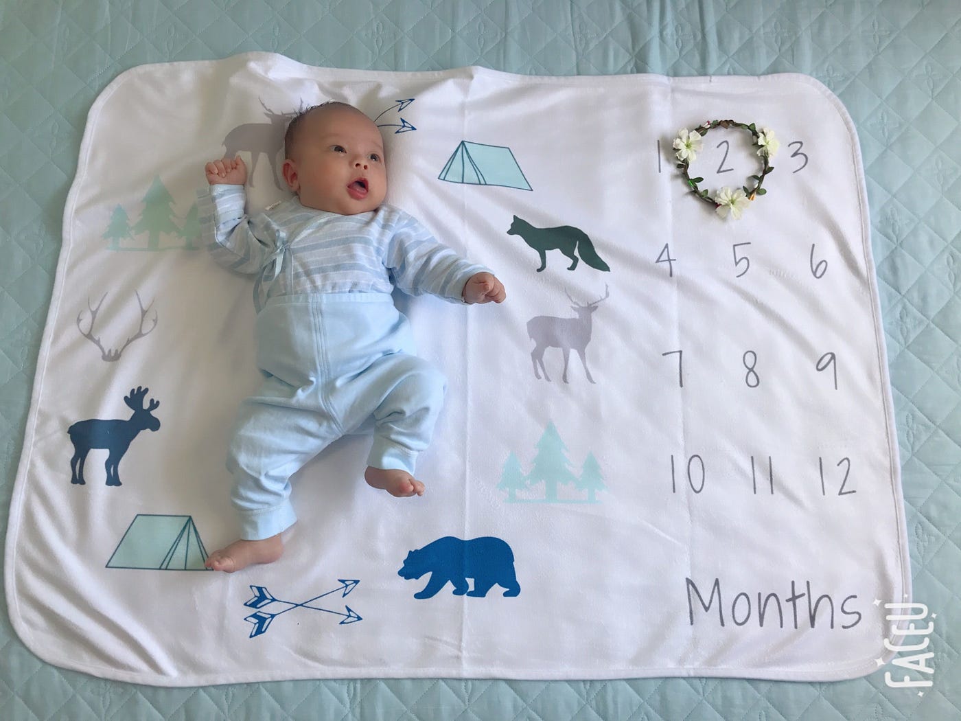 baby boy milestone blanket. XNX Baby Boy Milestone Blanket Baby… by