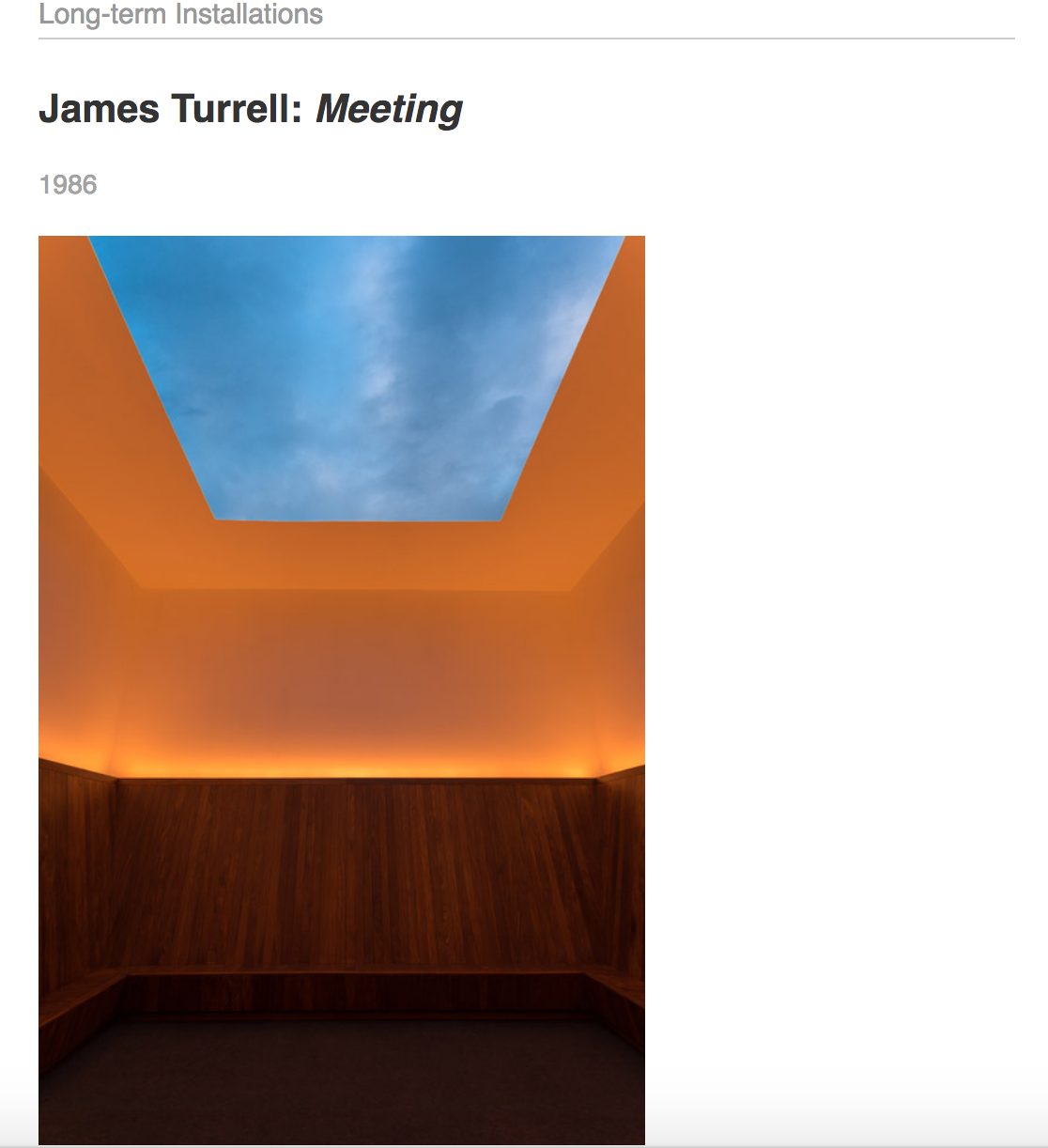 James Turrell: Passageways and my trip | by Echo in the Film | Medium