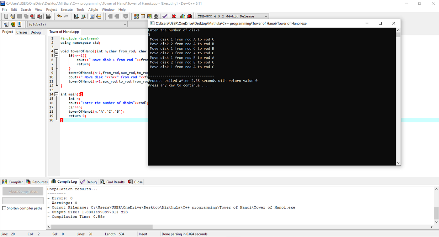 Tower of Hanoi — A Recursive approach | by M.Mirthula | Towards Data ...