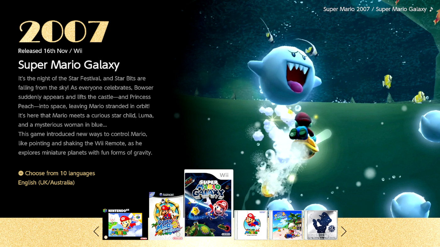 Super Mario Galaxy — Nintendo's Claustrophobic Cosmic Corridor | by Matt  Leslie | Medium