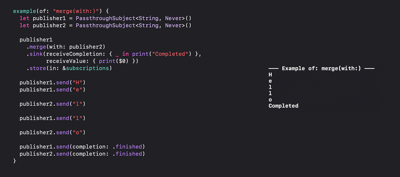 Combine’s Operators. It’s time to discover how to manipulate… | by ...