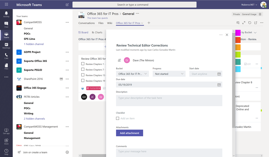 Notifications about Planner Tasks Assignments in Microsoft Teams by