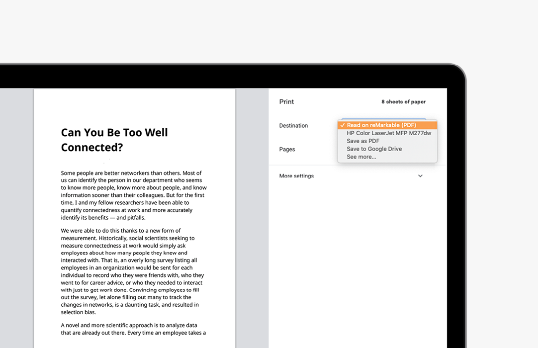 Introducing Read on reMarkable. Read on reMarkable is now live and