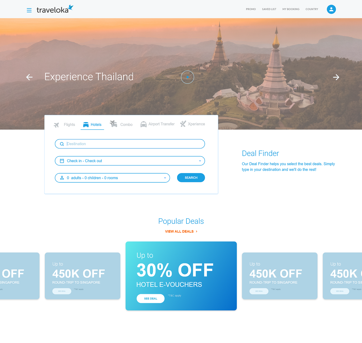 Traveloka Website UI Redesign. Original Website… | by Anh (Monica) Can ...
