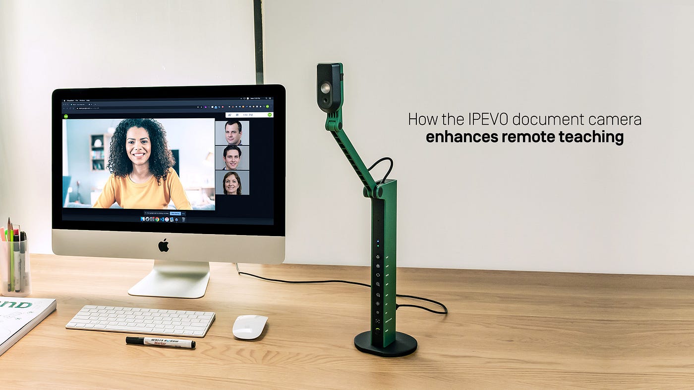 How the IPEVO document camera enhances remote teaching