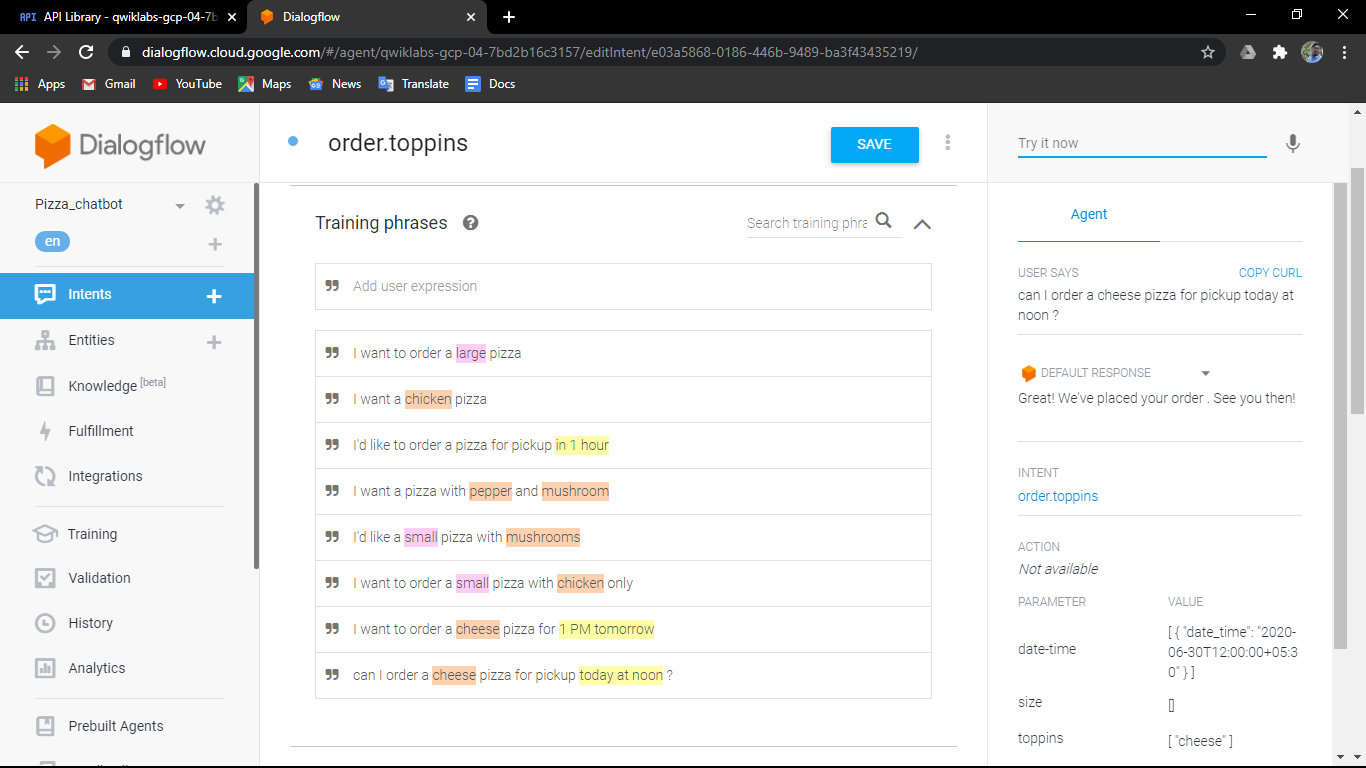 Building Your Own Chatbot Using Dialogflow | by Nishaanth K | Medium