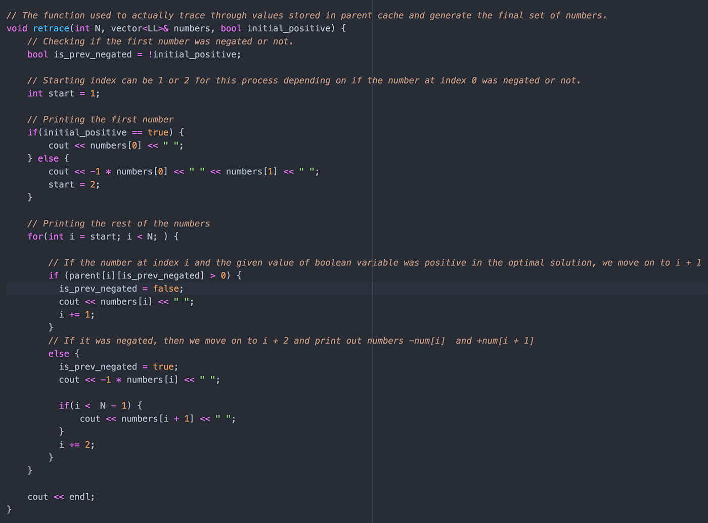 Change the signs: how to use dynamic programming to solve a competitive ...