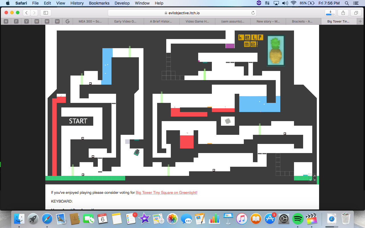 Big Tower Tiny Square. For This Assignment, I Had To Play A… | By Jellyjulia | Mea 300: Game Design | Medium