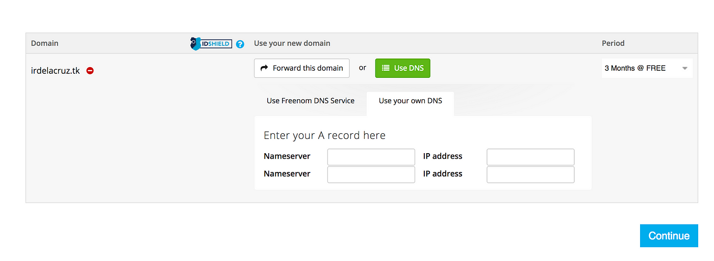 Getting a FREE domain for your EC2 Instance | by Kristian Cabading | Medium