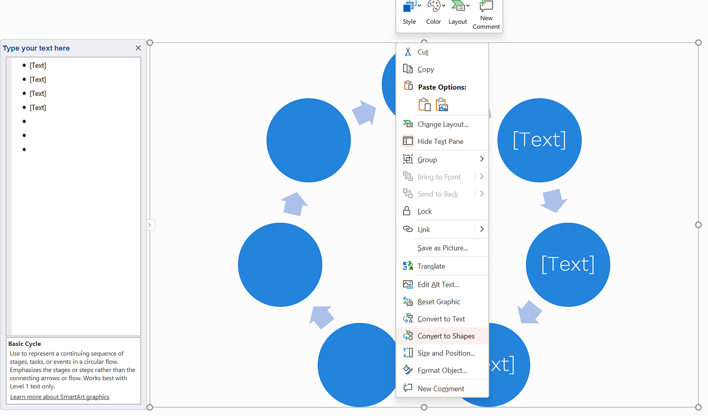 Before & after: Improving a circular diagram in PowerPoint | by Alicia  Monique Thornber | Bootcamp