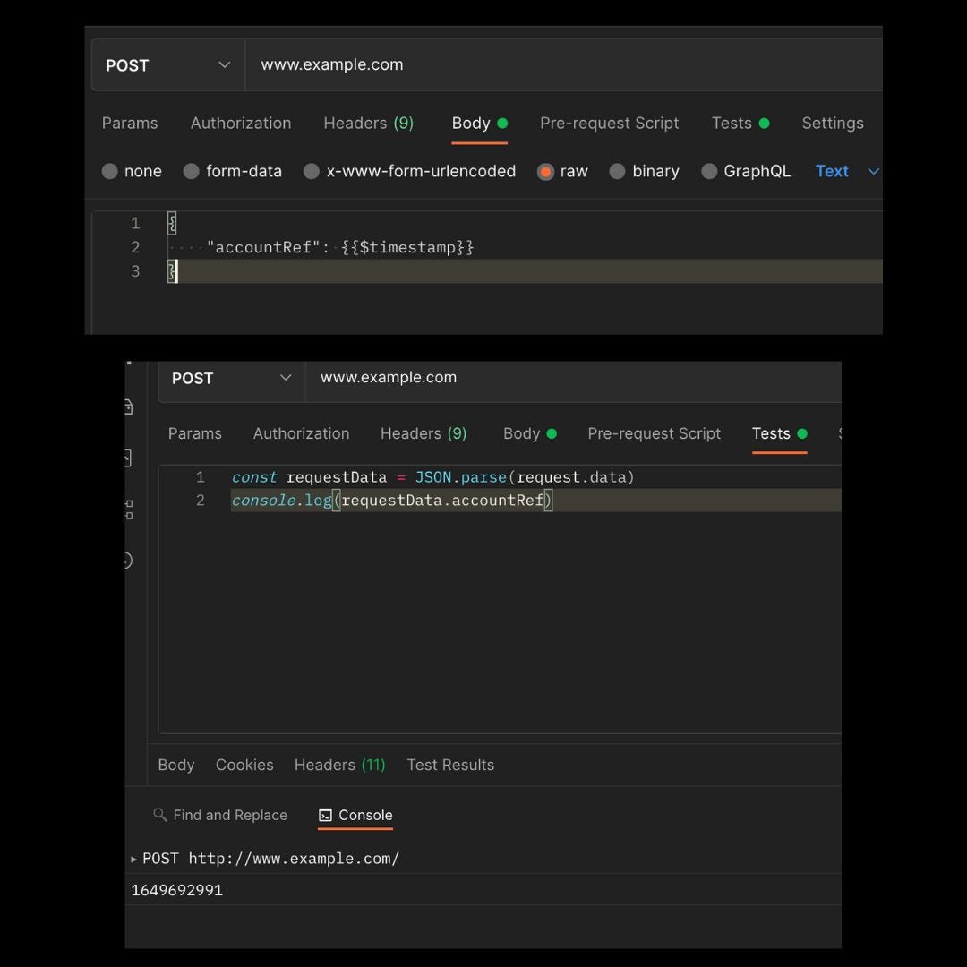 Postman : How to read request data and how to send randomised content ...