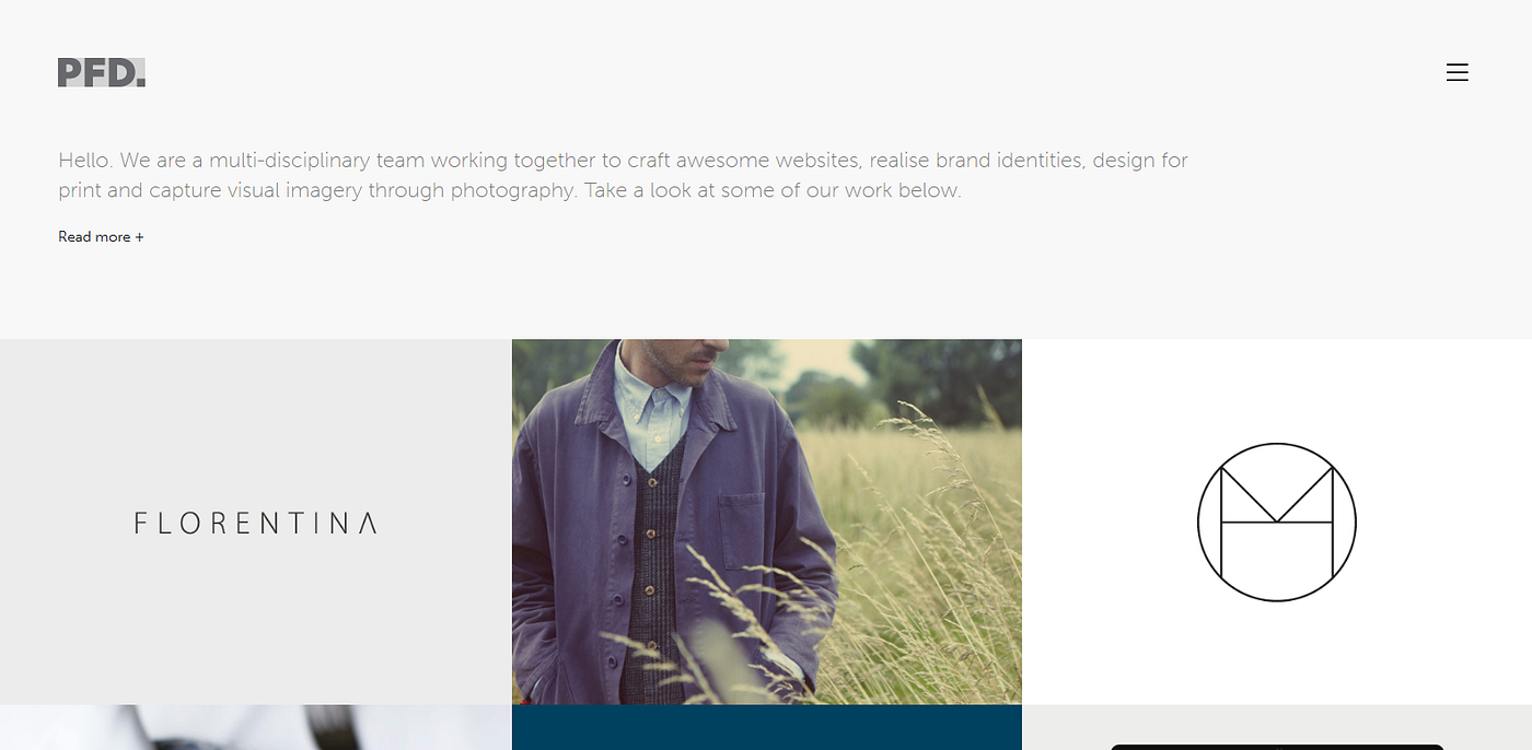 Few best examples of wordpress grid layout websites by sem jacobs
