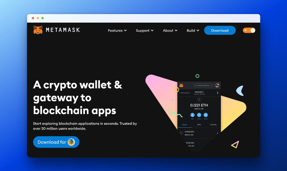 new metamask new den