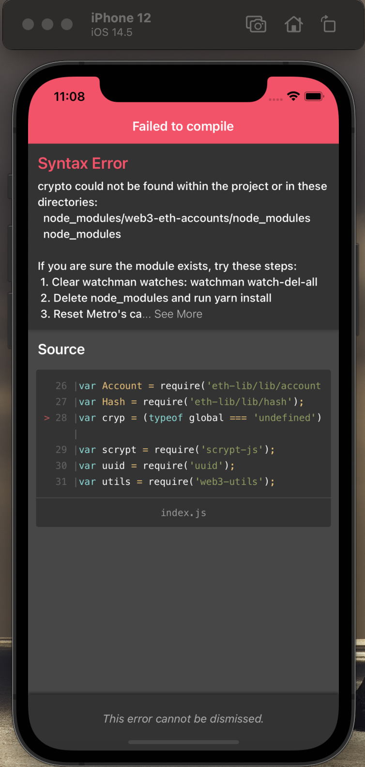 Tutorial How To Set Up Web3js 1 X With React Native 0 6x 21 By Mostafa Ibrahim Level Up Coding
