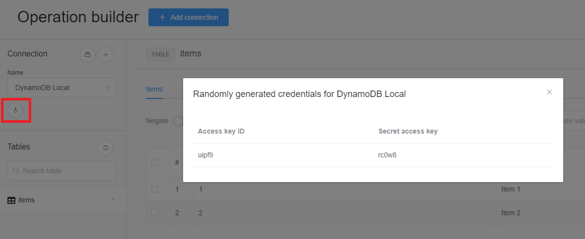 sam local dynamodb