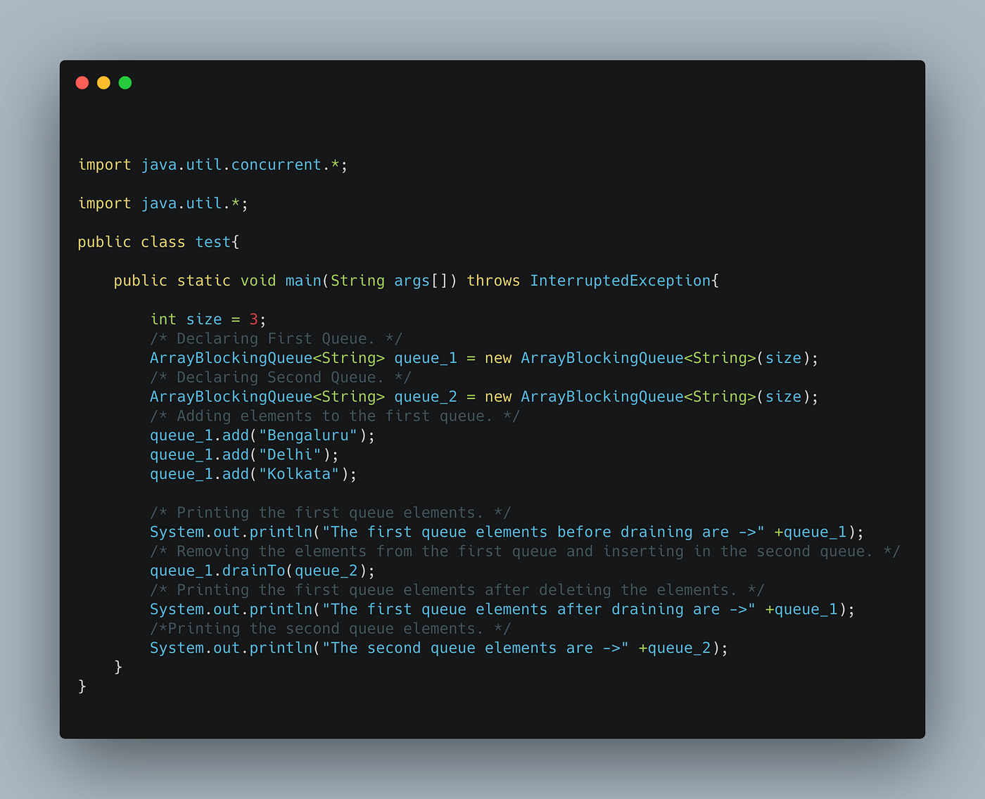 Methods In Blocking Queue Interface by Swapnil Kant Javarevisited Medium