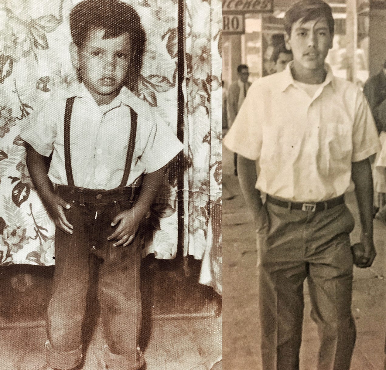 Javier Jose Iiguez as a child and teenager in Tijuana B.C.