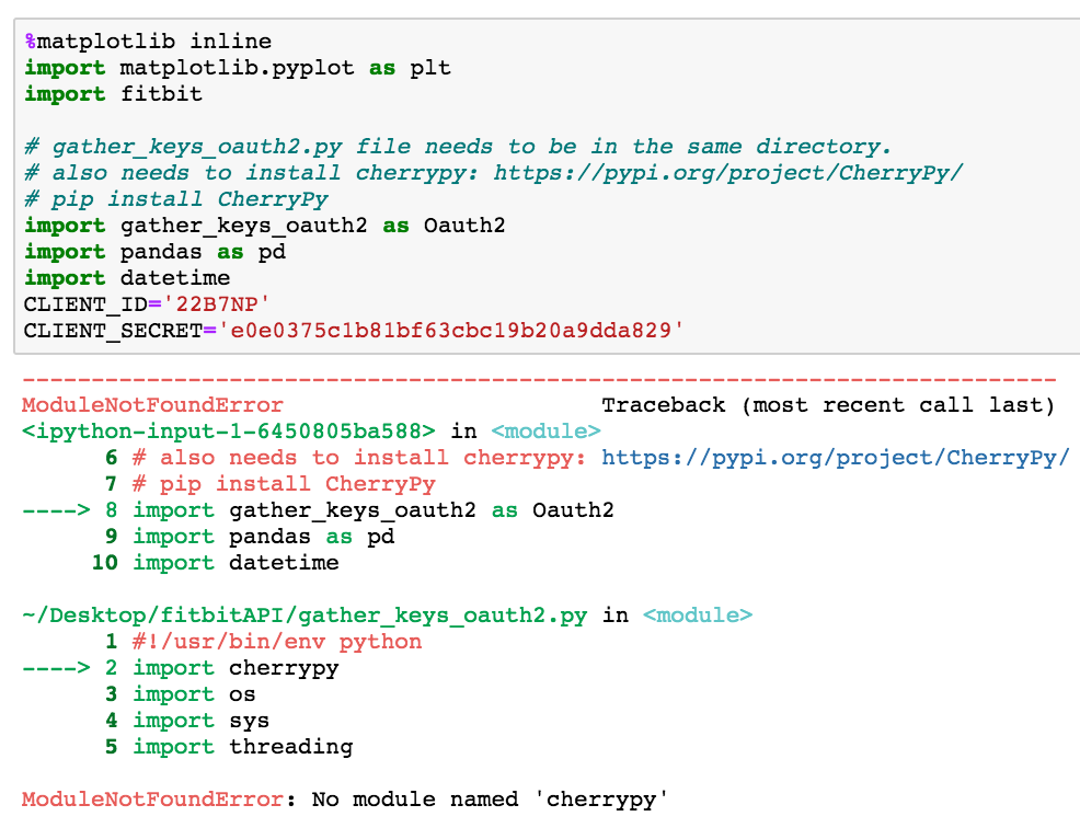 Using the Fitbit Web API with Python | by Michael Galarnyk | Towards Data  Science