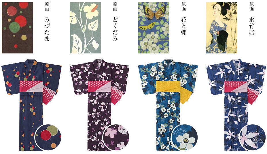 從美人繪到百年經典浴衣 竹久夢二 雜談通信 Medium