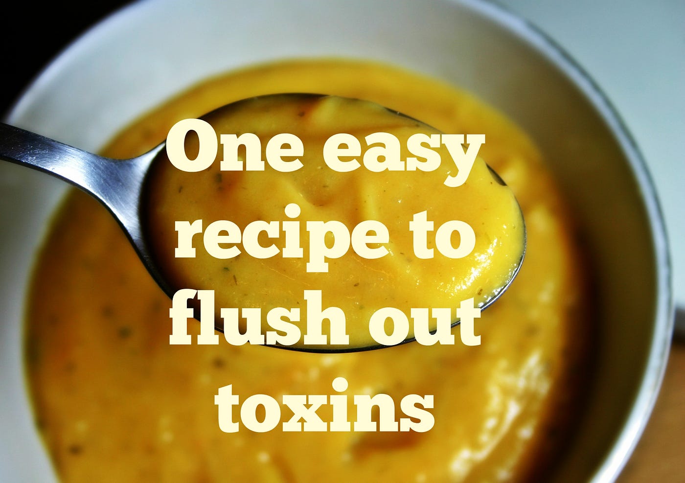 One easy recipe to flush out toxins by Fluoride India Medium