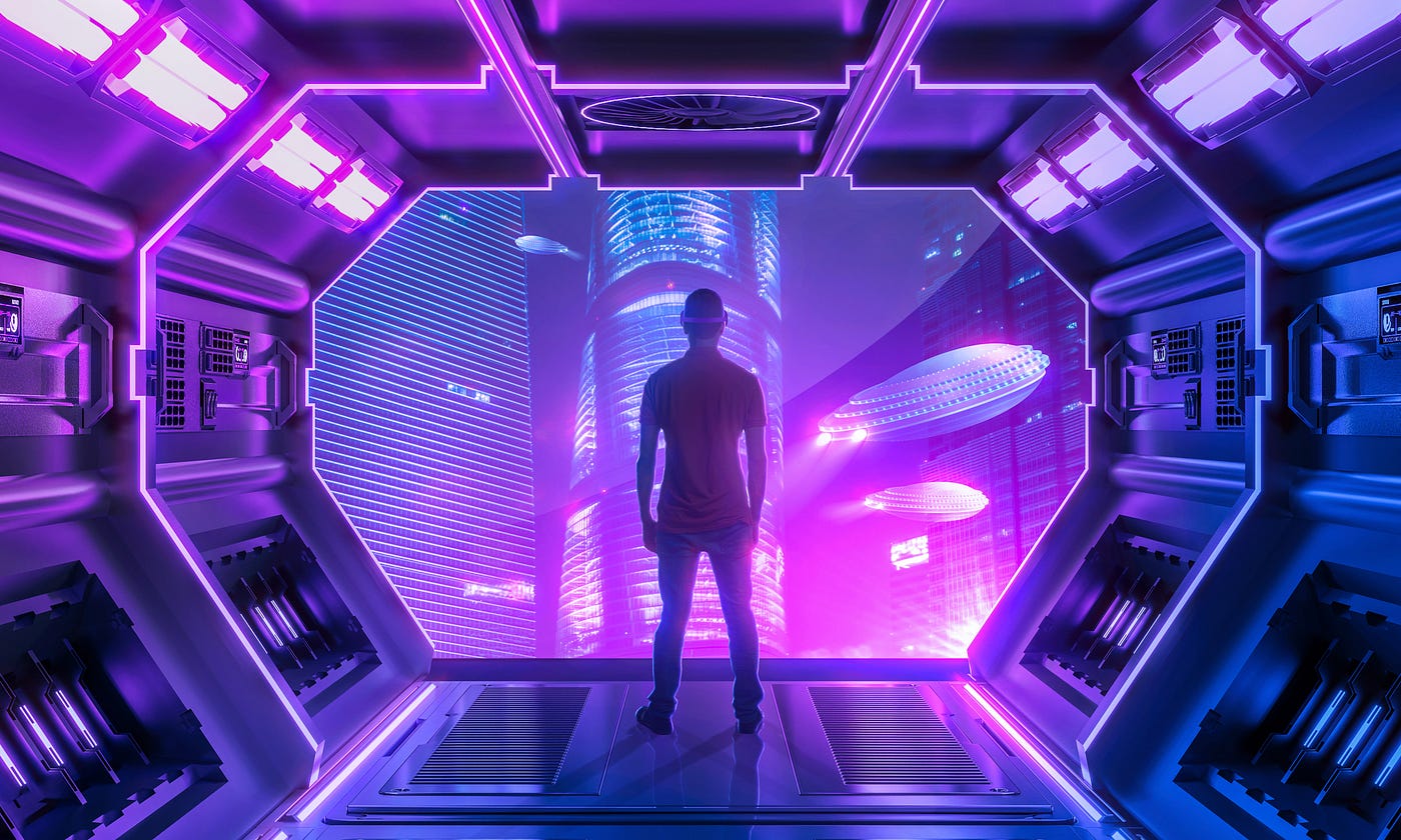 Metaverse future concept