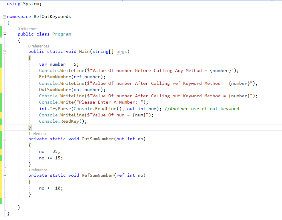 C#: ref and out Keywords. Today, I am going to discuss about ref… | by ...