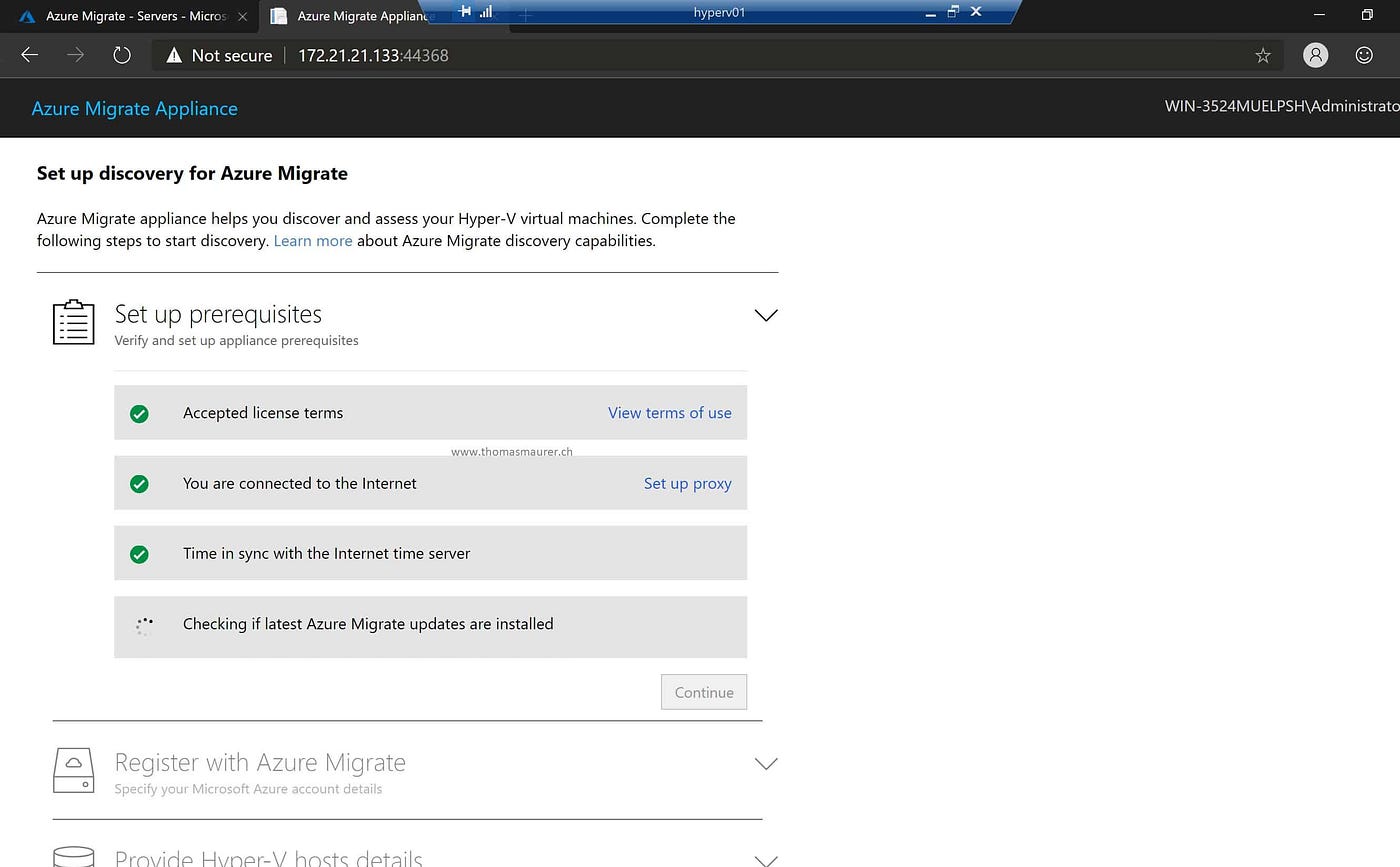 Assess and Migrate Hyper-V VMs with Azure Migrate | by Thomas Maurer ...