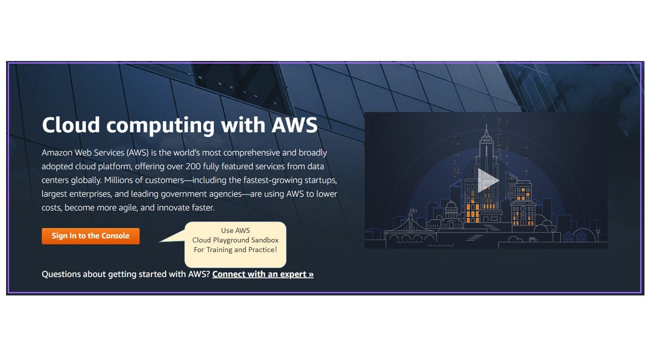 This Code Works! —On AWS Cloud Playground! | by John David Luther | Mar,  2022 | AWS Tip