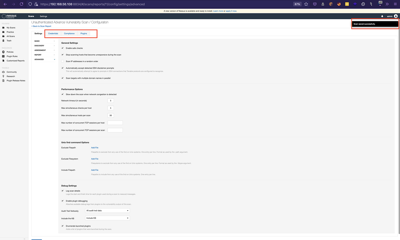 How To Setup Advance Nessus Network Scan? | by Divyanshu Shukla | InfoSec  Write-ups